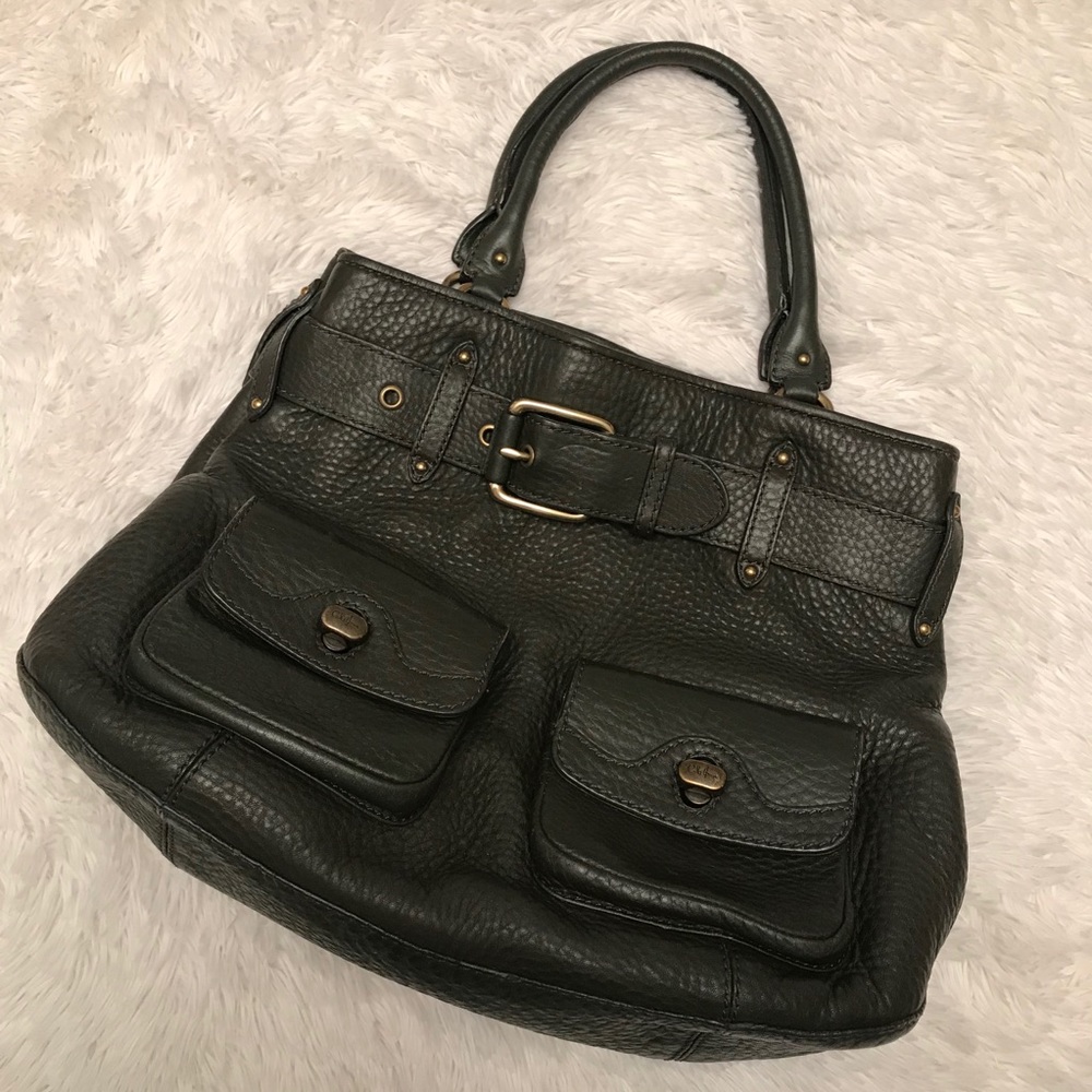Cole Haan Village Convertible Green Purse